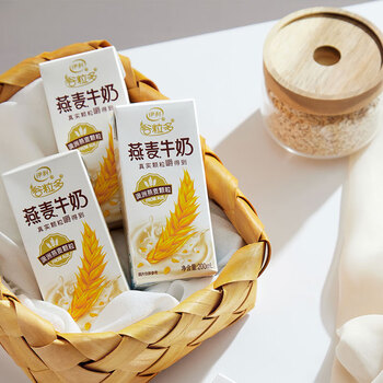 伊利谷粒多燕麦牛奶饮品200ml12盒整箱学生营养早餐搭档1件其他other