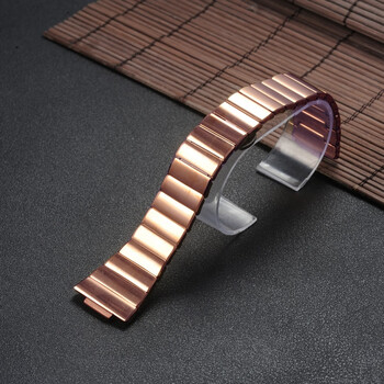 carty钨钢表带 代用天王表16mm 26mm 乌钢表链手表配件 凸口男女 大号