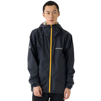 mont·bell 雨行者冲锋衣男款户外轻便防风防水保暖单层硬壳上衣 1128661 GRPH石墨色 L