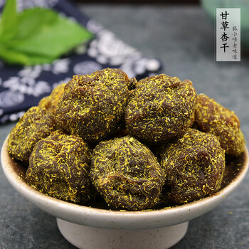 清爵甘草杏干500g酸甜杏干带核80后奶油杏老味道蜜饯果干零食儿时回忆