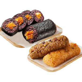 思念海苔黑米肉松饭团寿司糯米团方便速食家庭早餐半成品150g/个 3个