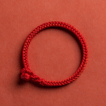 顶盈牛本命年男女编织绳好运红绳手链手工编制金刚结