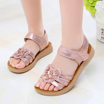 catasdate初中学生凉鞋女平底高中女生夏天穿的新款蝴蝶结少孩中大童