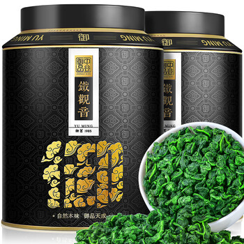 中谷御品 茶叶 安溪铁观音 2023新茶特级兰花香祥华臻品乌龙茶叶礼盒400g
