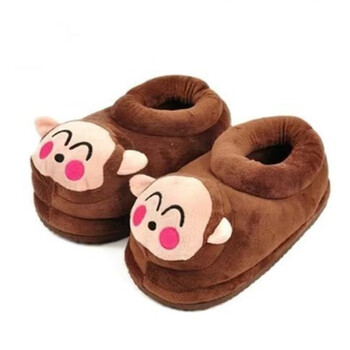 颂列冬季卡通蜗牛可爱棉鞋保暖加厚防滑儿童学生包跟高帮毛毛棉拖鞋女