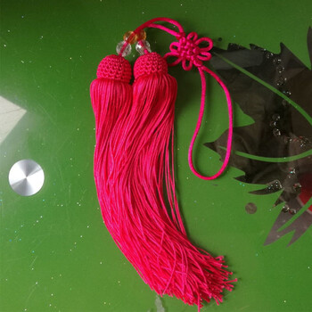 太极剑剑穗剑穗冰丝剑穗短剑穗宝剑武术用品 玫红色