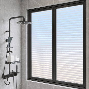 诚佳迪静电卫生间隐私磨砂玻璃窗户防窥贴膜防走光浴室透光不透明 仿