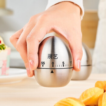 展艺品牌厨房定时器机械不锈钢计时器价格走势与用户评测推荐
