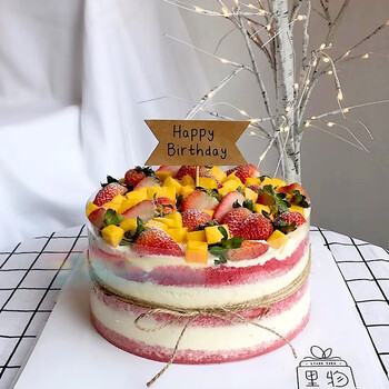 冠皇派新鲜水果蛋糕小清新ins风生日礼物送闺蜜爱人父母全国预定同城