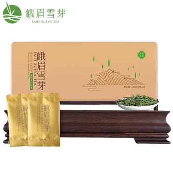 峨眉雪芽 精制绿茶 茶叶严选春茶茗茶礼盒126g