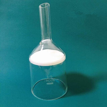 定制玻璃砂芯漏斗 抽滤瓶过滤装置垂熔漏斗3砂芯坩埚4实验室抽滤垫 砂