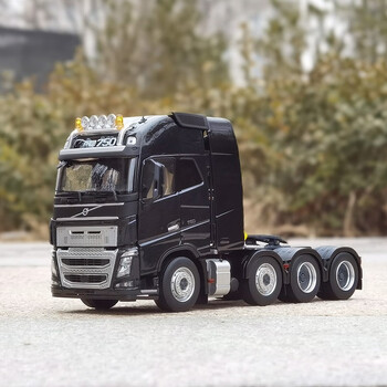 适用于 1:32 沃尔沃8*4 重型平板运输卡车 牵引车 拖头汽车模型车模
