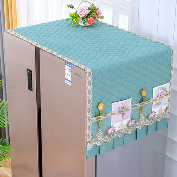 2021新款 岳易(yueyi) 蓝-风韵 单开门冰箱盖巾/洗衣机盖巾55*140cm