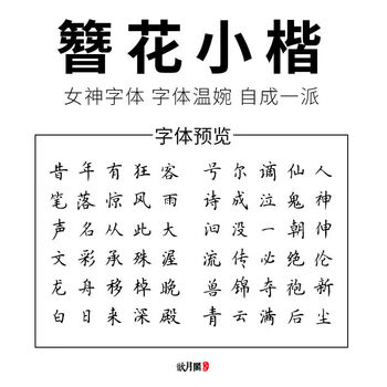 文案金句主持人经典语录学生作文文案本正钢笔硬笔练字帖 簪花小楷