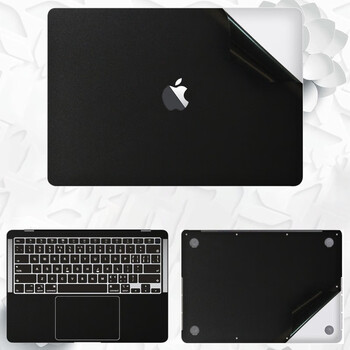 苹果macbookairpro13电脑133英寸纯色贴膜笔记本机身贴纸黑色磨砂a面