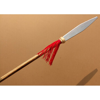 儿童玩具红缨枪金枪哪吒乾坤圈肚兜红孩儿火尖枪长枪道具演出服木质