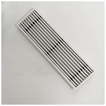 空调出风口格栅加长极简极窄abs黑色窄边框隐形线性百叶定制abs白色10