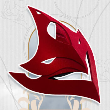原神公子达达利亚愚人众cos假发服魔王双刀面具道具达达利亚面具头饰