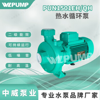 WLPUMP PUN201EH热水循环泵大流量增压泵太阳能空气能地暖用泵 PUN-1501EH/220V