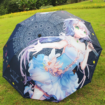 天官赐福花城谢怜动漫周边雨伞男女二次元黑胶两用折叠遮阳自动伞