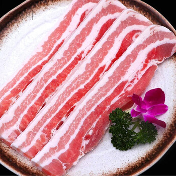 青封铭 新鲜原切五花肉片5斤装烤肉片猪肉片薄片韩式烤肉片毛重烧烤