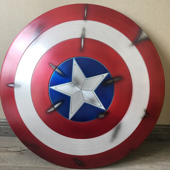 复仇者联盟美国队长盾牌全金属铝合金爪盾美队的圆盾1比1复仇者联盟