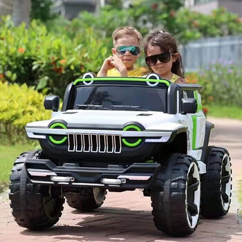 火岩熊儿童电动车四轮坦克四驱越野300宝宝遥控玩具大人车可坐人童车