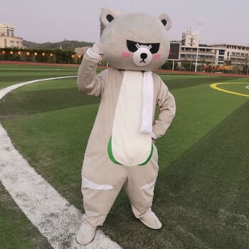 人体玩偶熊衣服人体玩偶熊衣服搞怪cos服冬卡通人物服装小熊套装发