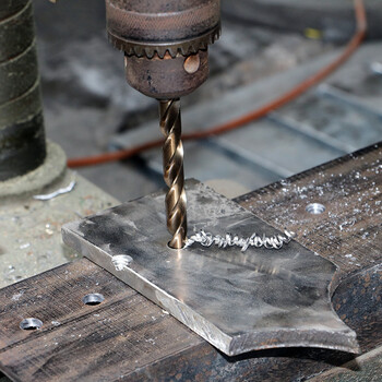 三刃高钴钻头直柄不锈钢麻花钻高速钢磨制木工开孔钻头 麻花钻6.8mm