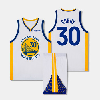 库l里球衣30号curry勇士球衣篮球服套装男队服球队定制勇士队勇s白色