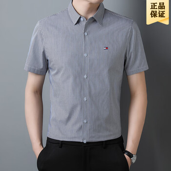 服饰内衣>男装>衬衫>tommyjeans>tommyjeans汤米纯棉衬衫短袖t恤男士