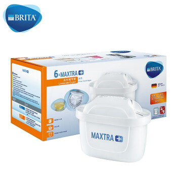 碧然德（BRITA）家用净水壶 滤水壶滤芯 MAXTRA+LE 去水垢专家滤芯 6枚装