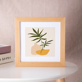 永恒主题 木质正方形相框 挂墙装裱画框架 十字绣书法字画宣纸外框 16