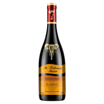 加达尔庄园法国进口拉姆齐干红葡萄酒13.5度 750ml 单支装