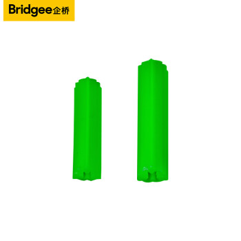 企桥 膨胀螺丝塑料膨胀胶塞 绿色直通膨胀管  6*23（1000个/包）