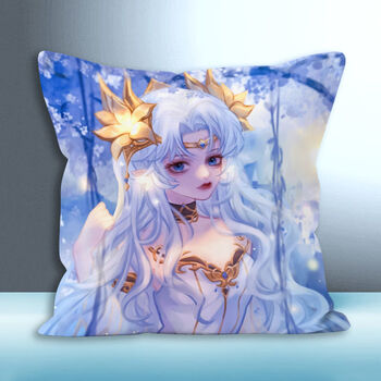 王者荣耀抱枕周边峡谷四美貂蝉西施杨玉环王昭君枕头动漫靠垫定制王者
