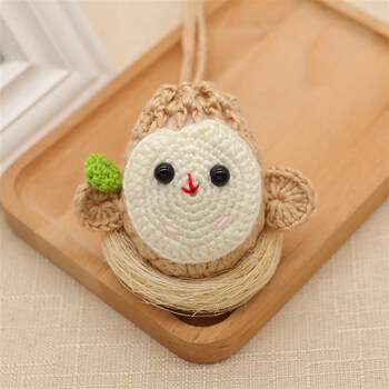 岚珊星黛露鸡蛋袋包立夏端午节护蛋兜手工编织毛线儿童挂脖成品蛋网兜