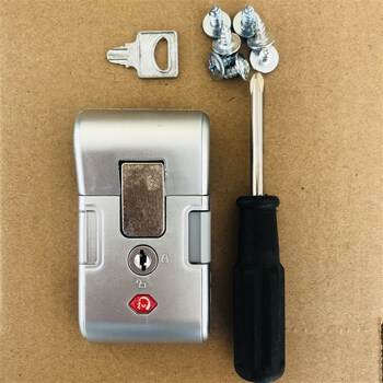 采云卡利铝框行李箱锁扣行李箱钥匙锁扣更换皮箱卡扣通用维修铝框拉杆