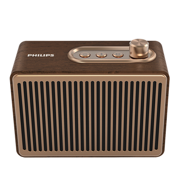 philips飞利浦tavs700s500无线蓝牙音箱复古木质音响fm收音机蓝朗tav