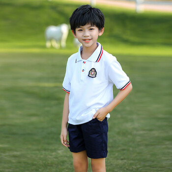 樱诗璐幼儿园园服夏装毕业照服装英伦风小学生校服演出套装儿童短袖