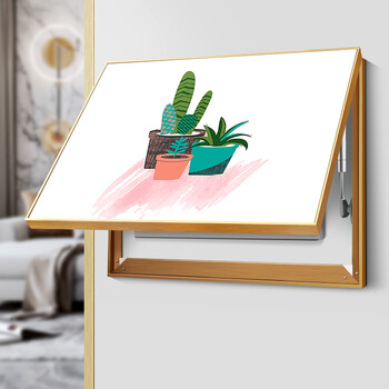 mhmh现代简约电表箱装饰画免打孔北欧清新配电箱遮挡壁画弱电箱装饰盒