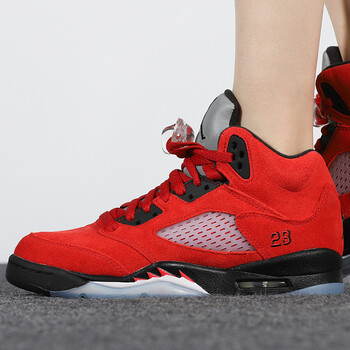 yysports nike耐克 air jordan 5 aj5黑红公牛乔5运动篮球鞋 440888