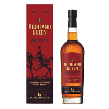高地女王（HIGHLAND QUEEN）洋酒 苏格兰高地单一麦芽威士忌 英国原瓶进口洋酒700ml 14年单一麦芽威士忌