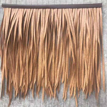 茅草瓦屋顶仿真茅草稻草凉亭塑料装饰毛草屋顶草棚稻草装饰防火草