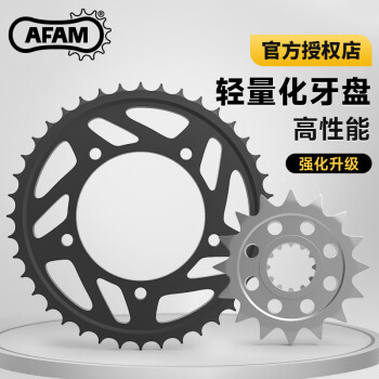 AFAM牙盘宝马S1000RR S1000XR S1000R大小飞前后链轮链条三件套改装 Afam牙盘17+45齿