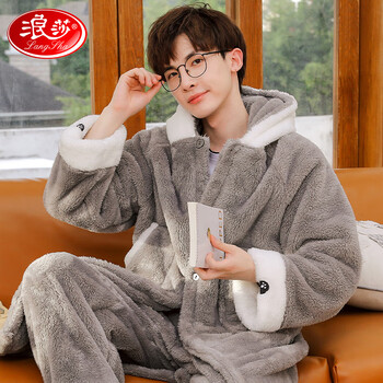 [浪莎秋冬珊瑚绒睡衣男士]产品多家对比 - 比价格比销量比口碑_轻舟网