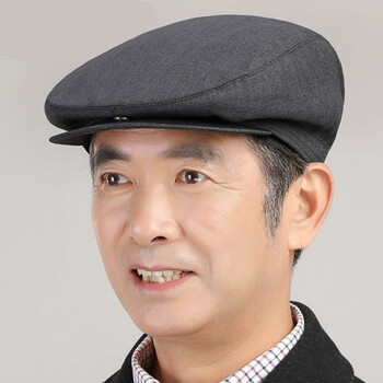 闽喃哥新品中老年男士单帽中老年人帽子男士鸭舌帽春秋天薄款老头爷爷
