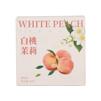 故草堂白桃茉莉花茶花果茶花茶多种组合养生茶水果茶包盒白桃茉莉60g