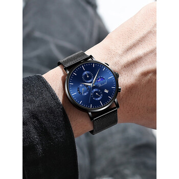 海鸥男士手表学生潮流防水机械表十大黑科技品牌多功能电子石英表a051