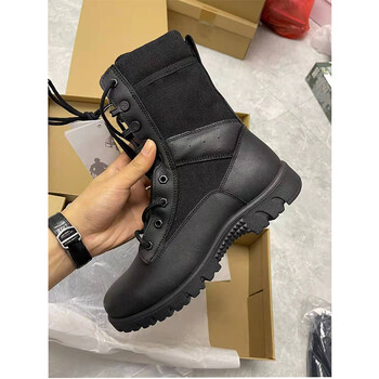 絮实 17作战靴牛皮 陆战靴 阻燃衬布 凯夫拉纤维防穿刺夹层  35-46码下单备注尺码或咨询客服备注